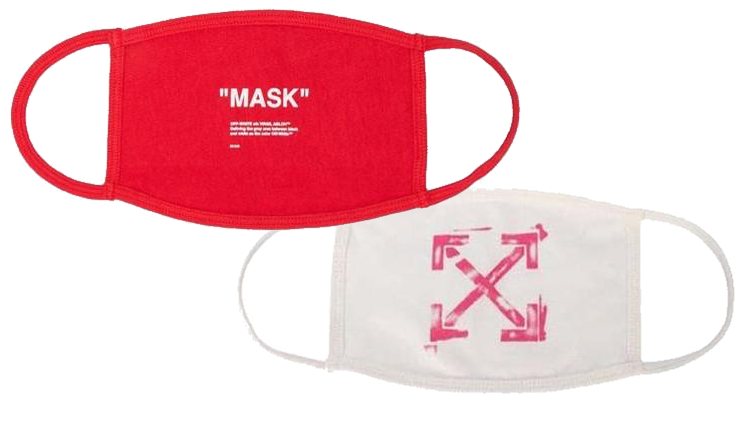 Brands sell face masks at high prices |  Photo: Off White