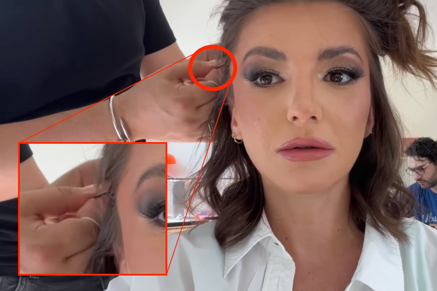 Alexandra Pereira muestra el truco 'foxy eyes' en su último vlog |Foto: Youtube
