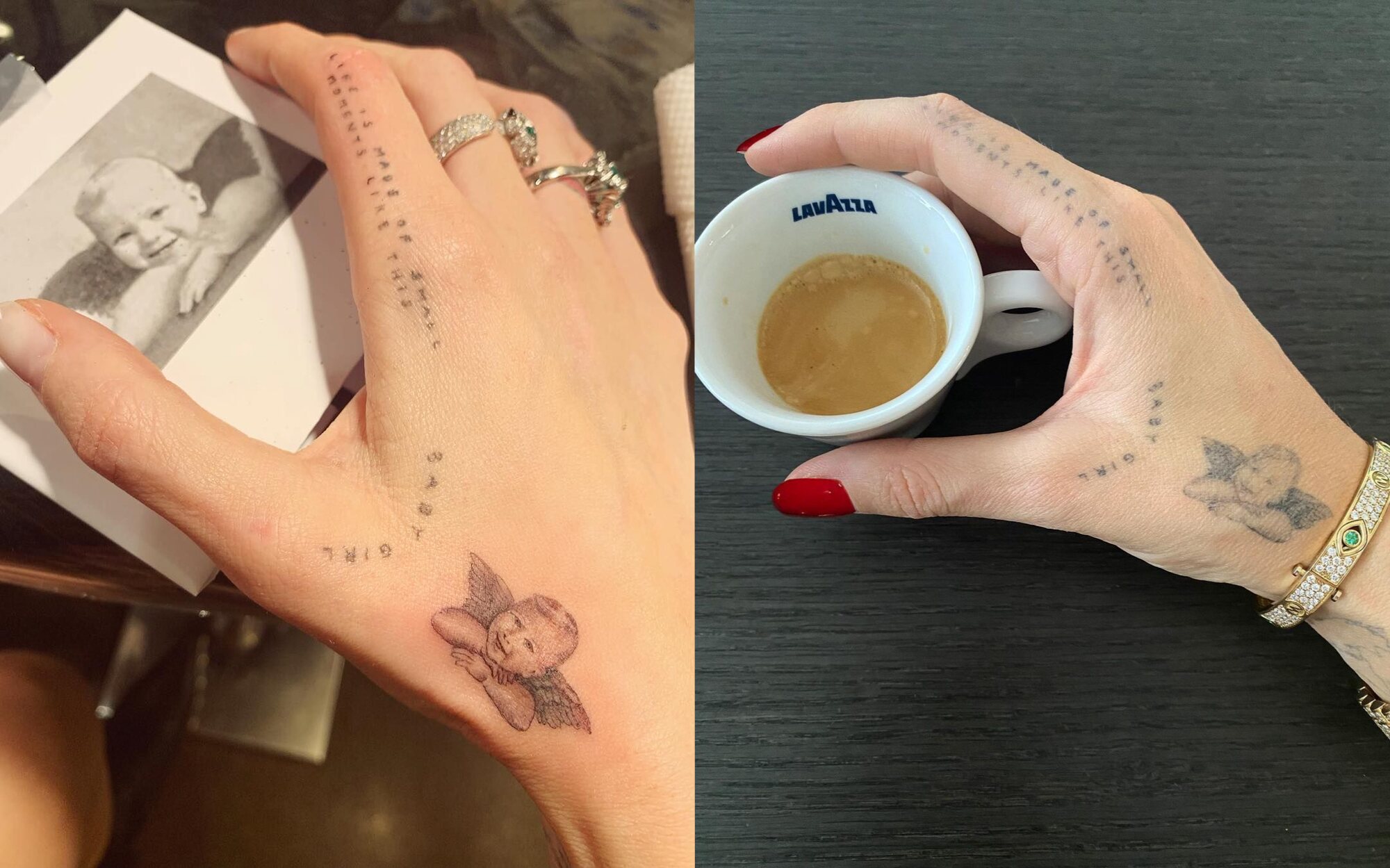 La muestra del desgaste de los tatuajes de Chiara Ferragni | Fotos: Instagram