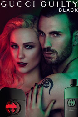 Chris Evans y Evan Rachel Wood, imagen del nuevo perfume 'Gucci Guilty Black'
