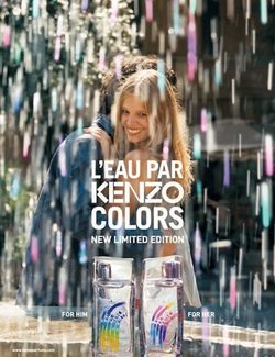 Cartel promocional de L'Eau par Kenzo Colors