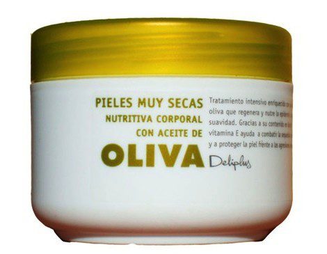 Crema para pieles secas con aceite de oliva Deliplus