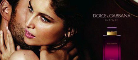 La top Letitia Casta, imagen del perfume 'Pour Femme Intense'. Fuente: Dolce&Gabbana