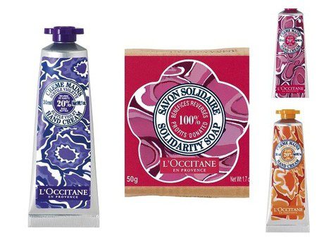 Productos de la colección 'Las flores del amor' de L'Occitane en Provence