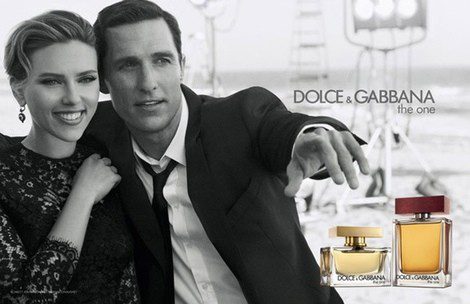 Scarlett Johansson y Matthew McConaughey para Dolce&Gabbana