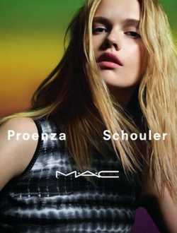 Imagen promocional de Proenza Schouler para MAC