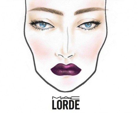 Boceto de MAC y la nueva colección de cosméticos inspirada en Lorde