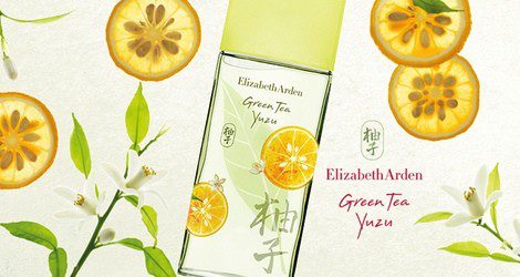 Imagen promocional de 'Green Tea Yuzu' de Elizabeth Arden