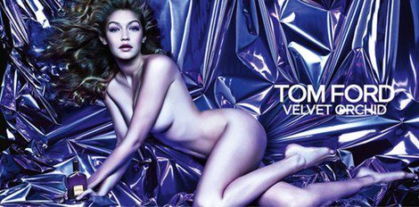 Gigi Hadid posa desnuda para la campaña de 'Orchid Velvet' de Tom Ford