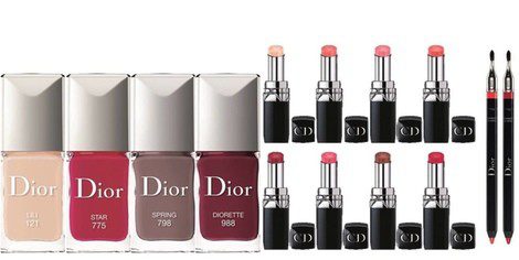 Algunos labiales y esmaltes de uñas de 'Rouge Baume' de Dior