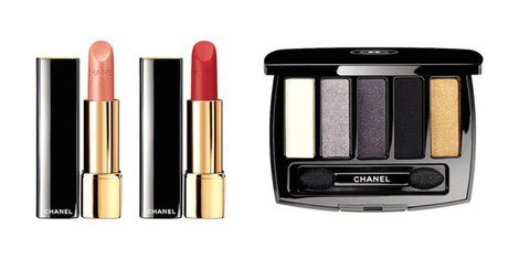 Barras de labios y paleta de sombras de Chanel para Navidad 2014