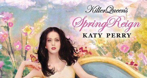 Un dibujo de la cantante Katy Perry se convierte en el protagonista de su campaña 'Spring Reign'