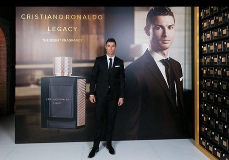 Cristiano Ronaldo en la presentación de 'Legacy'
