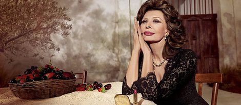 Sophia Loren presentado el labial Sophia Loren Nº1 de Dolce & Gabbana