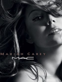 Mariah Carey posando para MAC