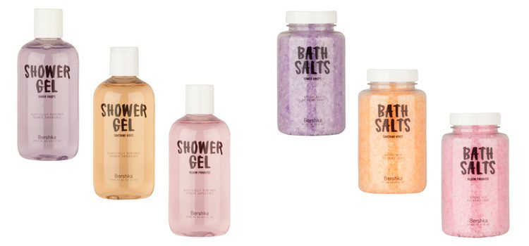 'Shower Gel' y 'Bath Salts', ambos en los tres aromas