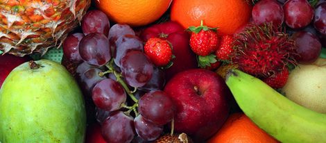 alimentos sanos fruta
