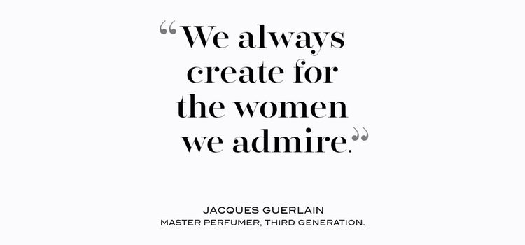 'Siempre creamos para las mujeres que admiramos' - Jacques Guerlain, perfumista master de tercera generación
