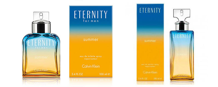 'Eternity Summer' y 'Eternity Summer for men' de Calvin Klein