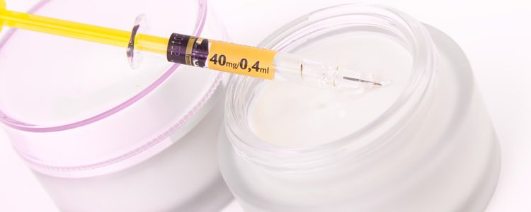 El ácido hialurónico se puede administrar mediante cremas de procedencia animal