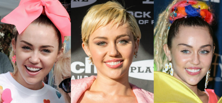 Incluso en los looks más naturales Miley Cyrus siempre cuida la apariencia de sus cejas