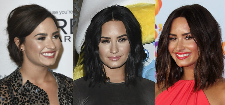 Un rostro iluminado es clave en los looks de Demi Lovato