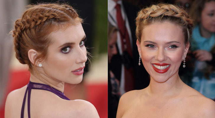 Las actrices Emma Roberts (izquierda) y Scarlett Johansson (Derecha)