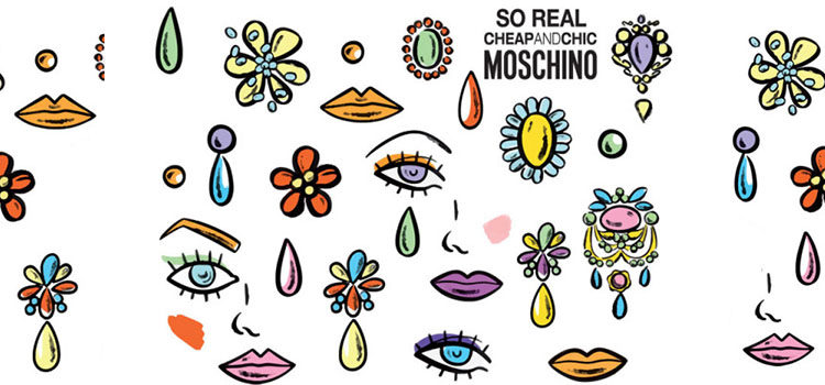 Motivos de lo nuevo de Moschino 'So Real Cheap </p><p>& Chic'