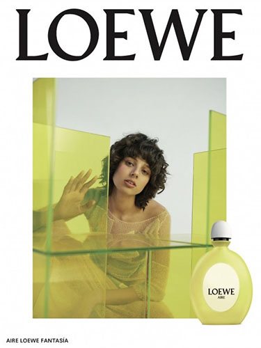 Imagen promocional de la nueva fragancia de Loewe
