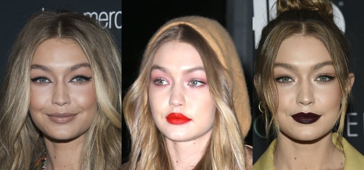 La piel luminosa es clave en el maquillaje de Gigi Hadid