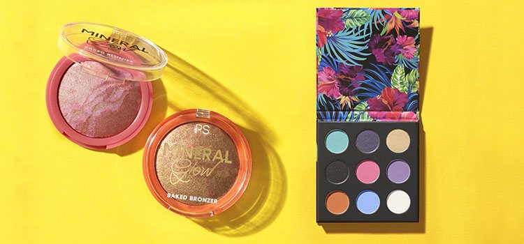 Artículos de  'Tropics', la nueva colección de maquillaje para verano, de Primark