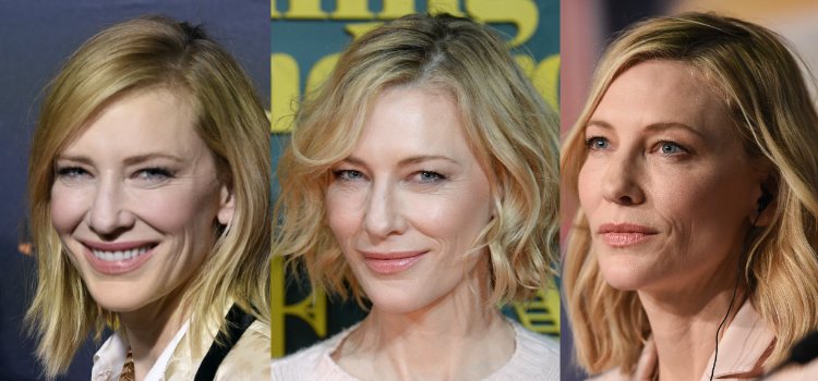 Blanchett completa el maquillaje con labiales a juego con el colorete