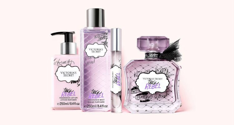 El vial, el mist, la locion y el perfume 'Tease Rebel' de Victoria's Secret