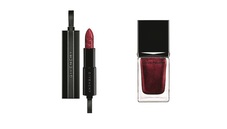 La barra de labios y el esmalte de unñas de la colección 'Midnight Skies' de Givenchy 