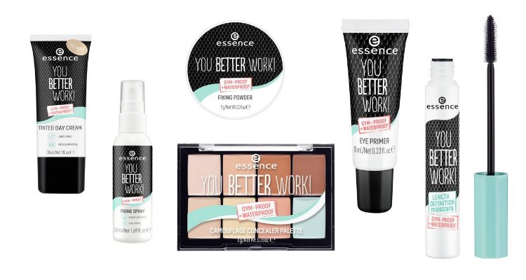 'You Better Work!', la colección de maquillaje waterproof para el gym de Essence
