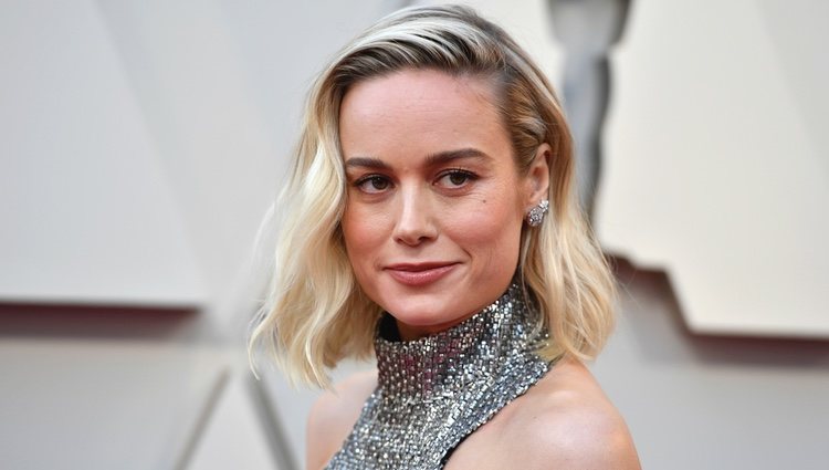 Brie Larson with the most flattering platinum blonde