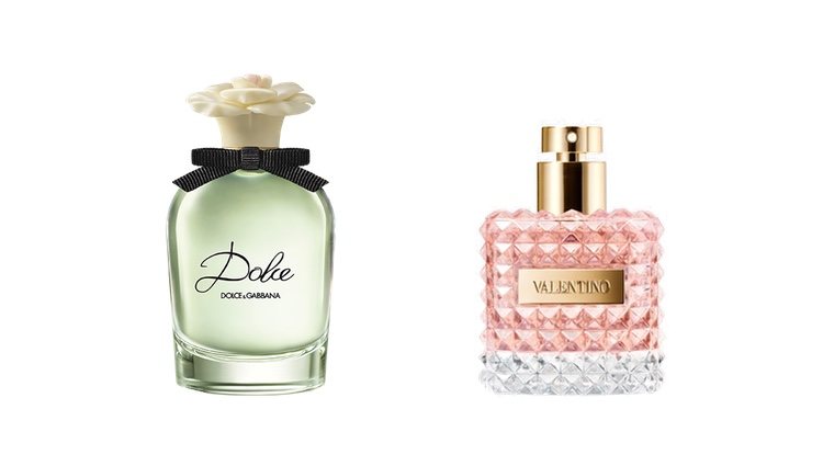 Perfumes 'Dolce' y 'Valentino Donna'