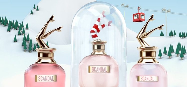 'Scandal', 'Classique' y 'Le Male' de 'Snow Globe Collector's Editions'