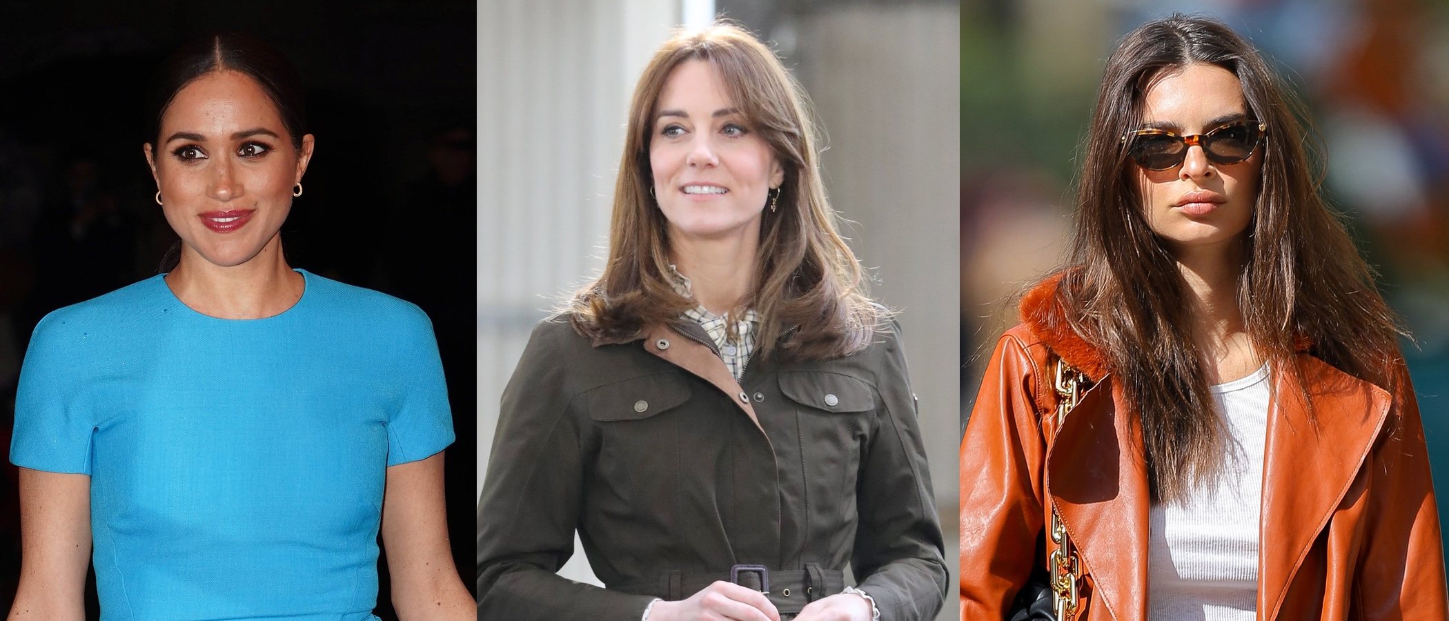 Kate Middleton, Meghan Markle y Emily Ratajkowski lucen los mejores beauty looks de la semana