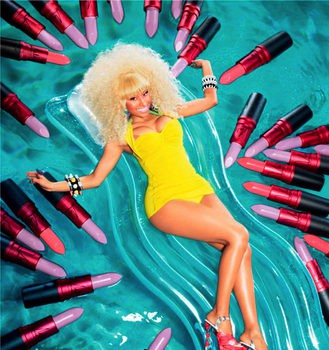 Nicki  Minaj colabora una vez más con la firma de cosméticos M.A.C