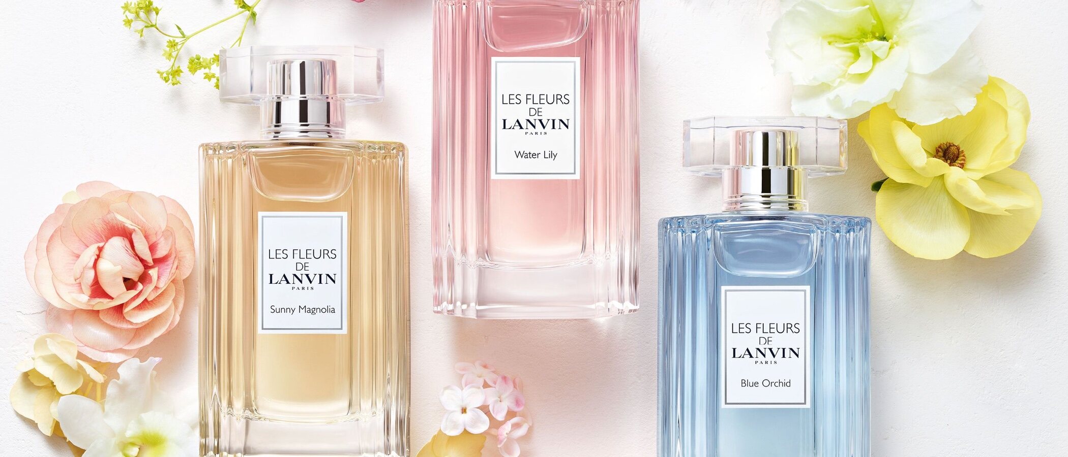 'Water Lily', 'Blue Orchid' y 'Sunny Magnolia', los perfumes de 'Les Fleurs' de Lanvin