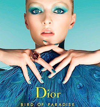 'Bird of Paradise', Dior apuesta por el verde y el azul en su nueva colección primavera 2013