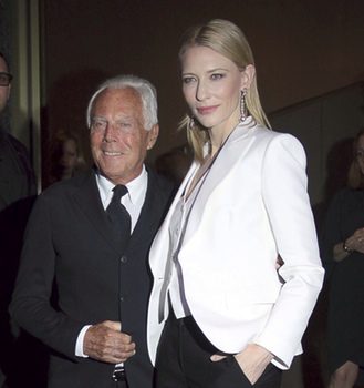 Giorgio Armani presenta su nueva fragancia 'Si' junto a Cate Blanchett