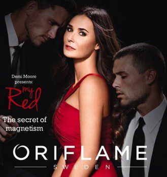 Demi Moore presenta 'My Red', su nueva fragancia en colaboración con Oriflame