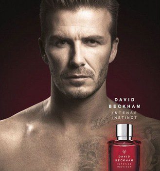 David Beckham promociona su 'Intense Instinct' luciendo el tatuaje de Harper Seven