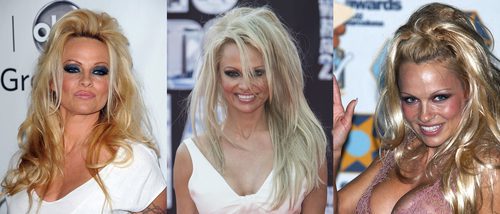 Pamela Anderson y sus peores beauty looks