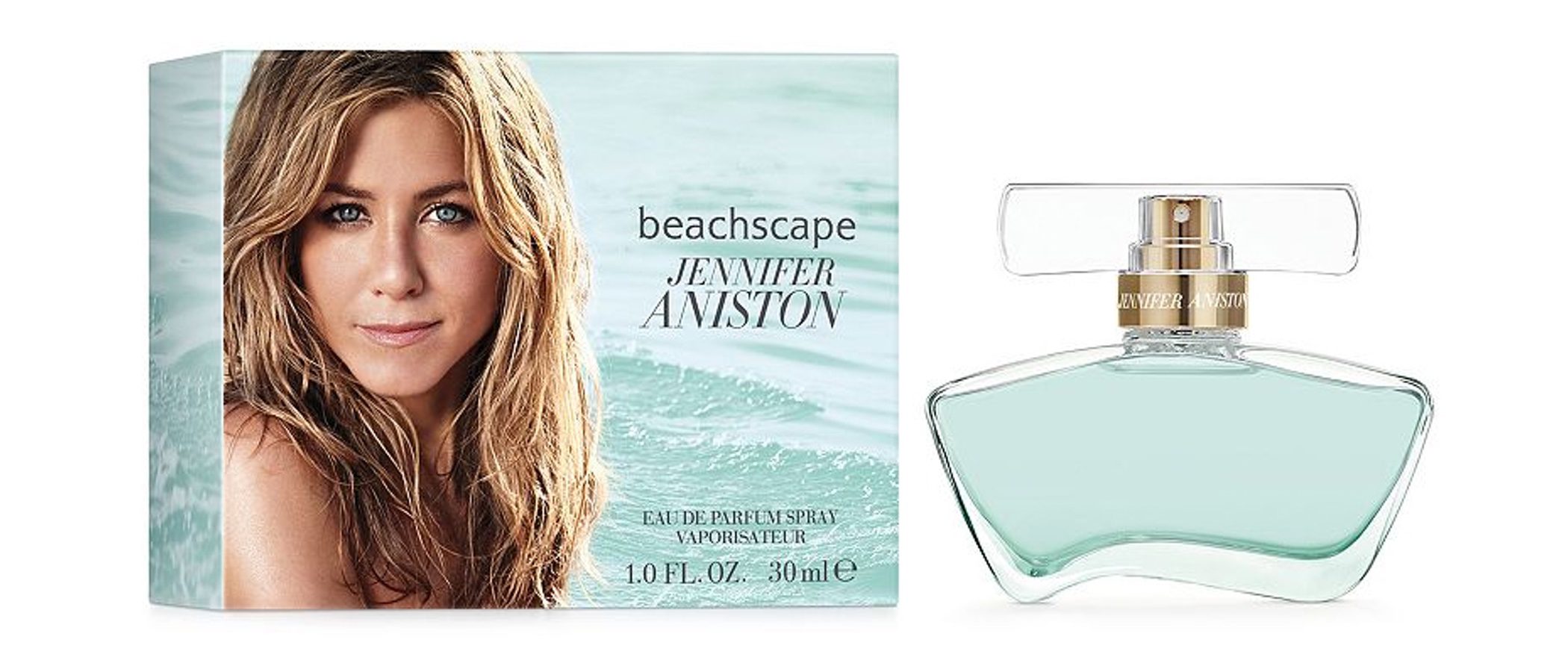 Jennifer Aniston te lleva a la orilla del mar con su fresca fragancia 'Beachscape'