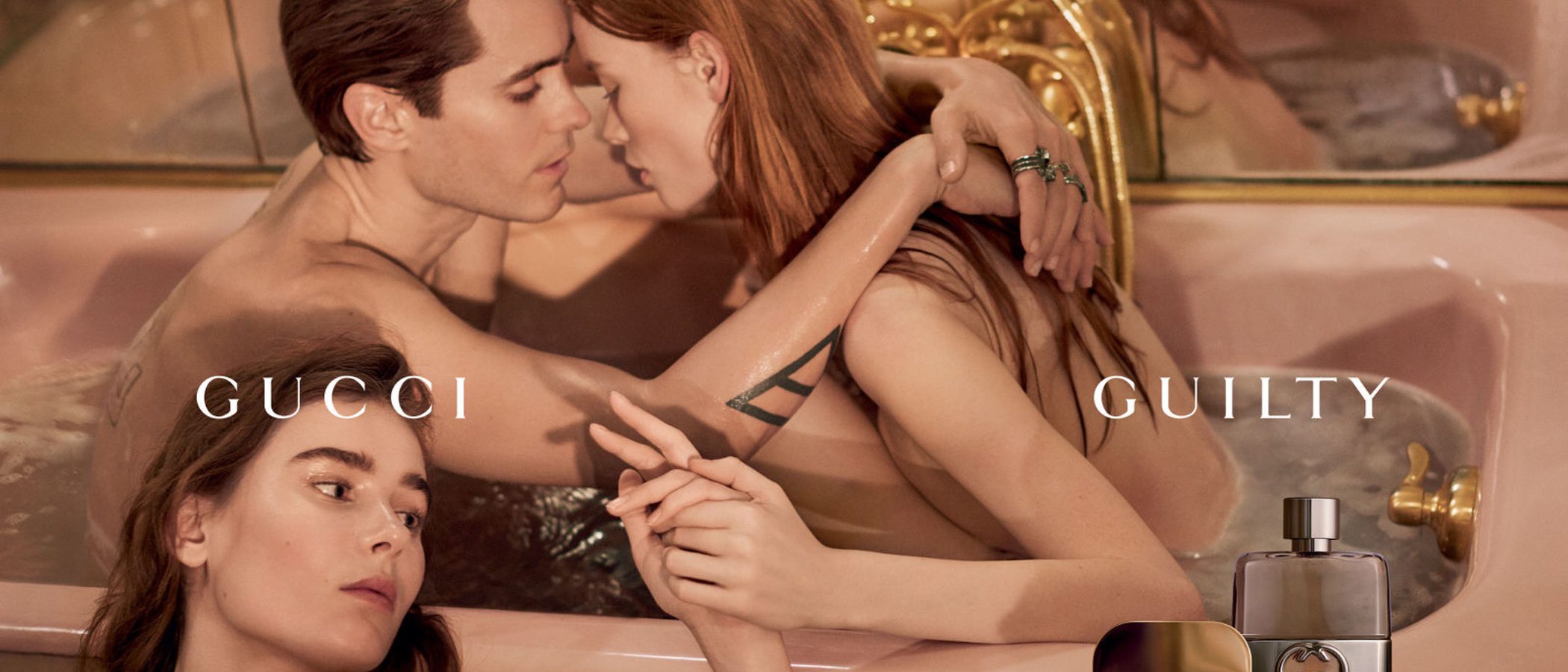 Jared Leto imagen de 'Guilty', el nuevo perfume de Gucci