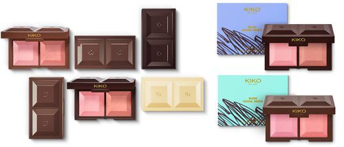 Kiko lanza una colección de coloretes guardados en una tableta de chocolate