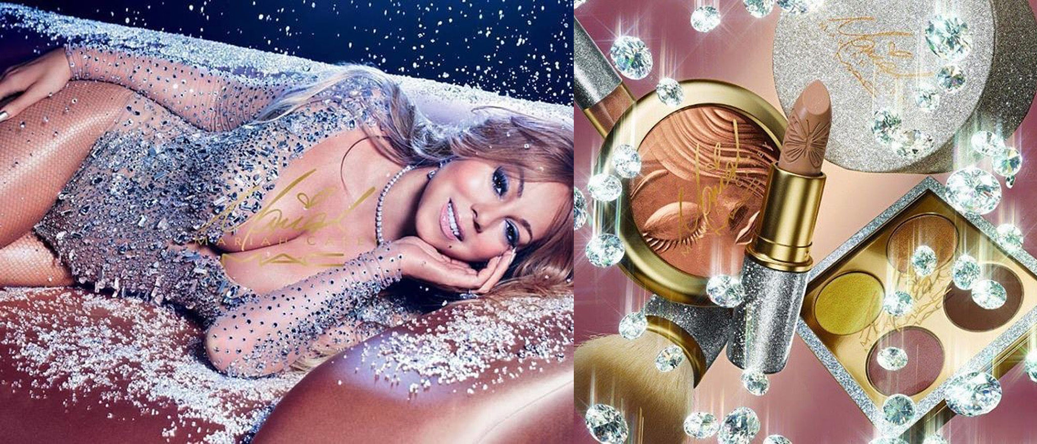 Mariah Carey colabora con MAC lanzando una colección de maquillaje para Navidad 2016
